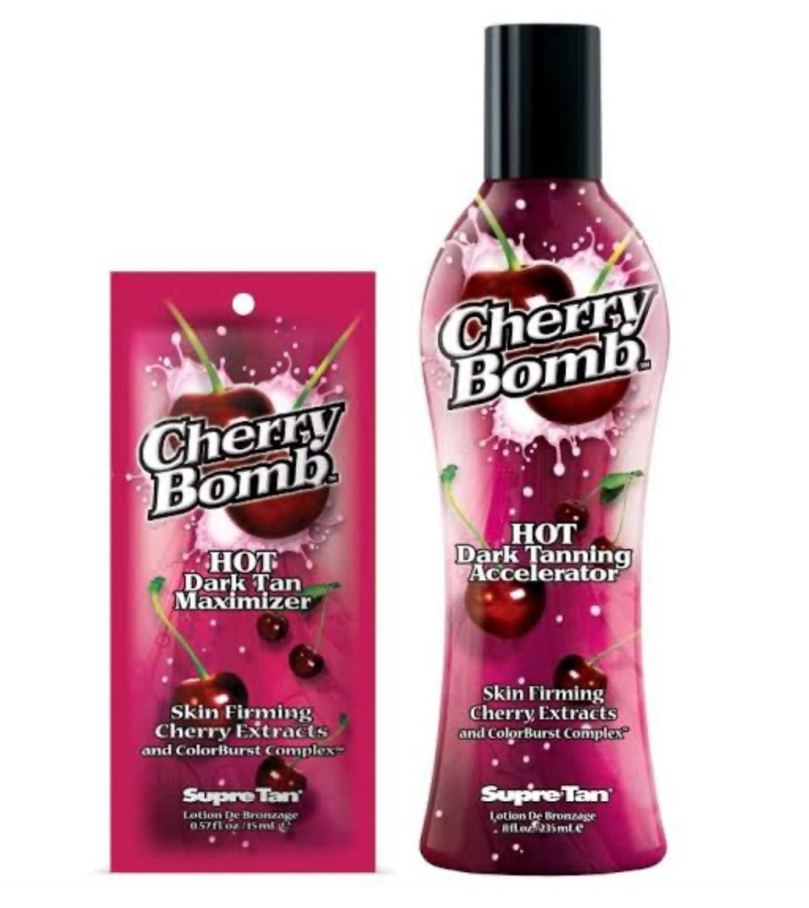 Supre Tan Cherry Bomb Hot Tingle Lotion 235ml