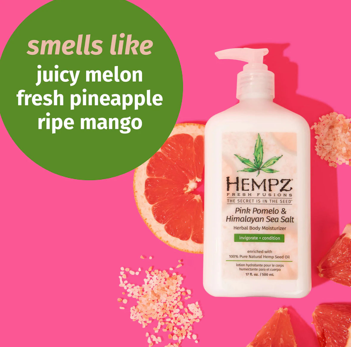 Hempz Pink Pomelo &amp; Himalayan Sea Salt Herbal Body Moisturiser