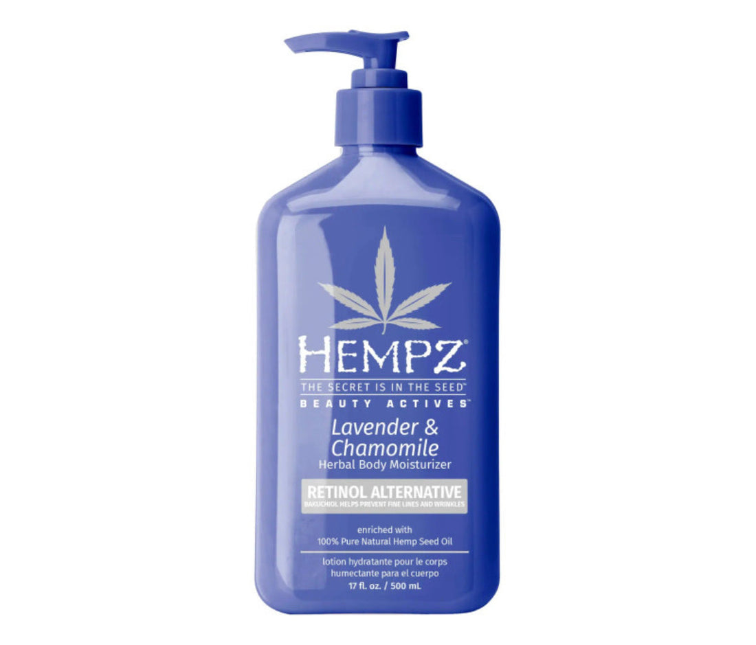 Hempz Lavender &amp; Chamomile Herbal Body Moisturiser with Retinol Alternative 500ml