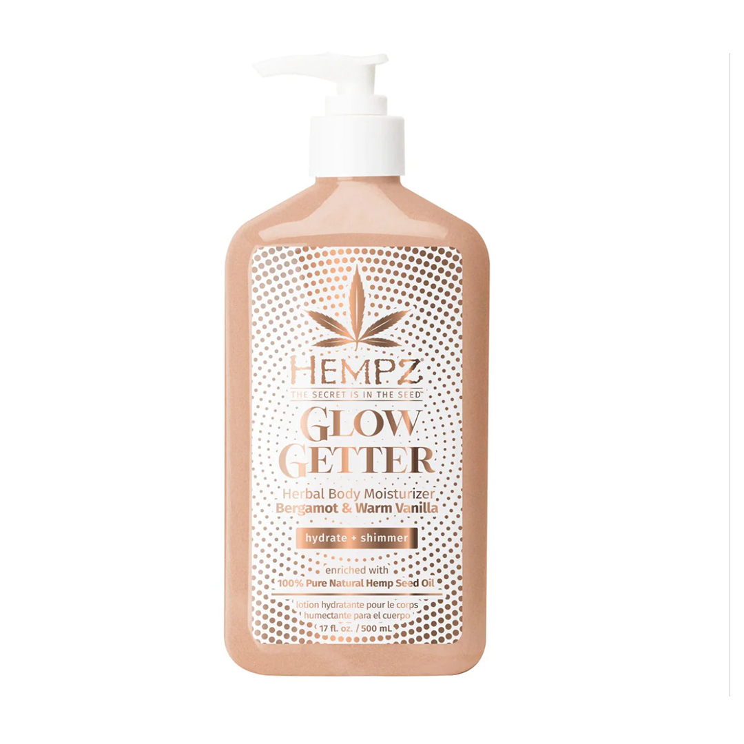 Hempz Glow Getter Herbal Body Moisturiser with Shimmer 500ml